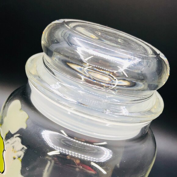 Vintage HILDI Anthropomorphic Vegetable Corn Celery Glass Jar and Bubble Lid - Picture 3 of 12